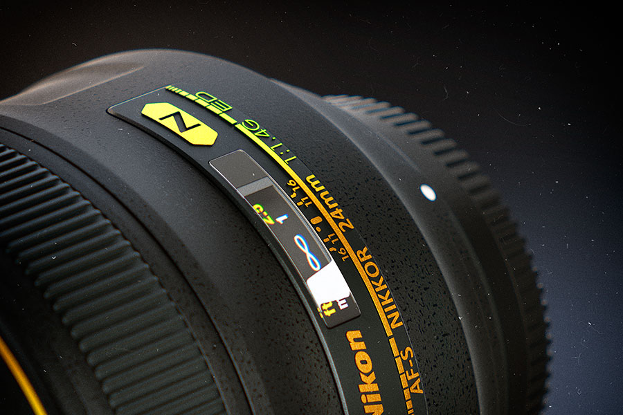CG model of prime lens – Nikkor 24mm 1.4G